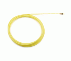 SIRGA TEFLÓN AMARILLA (1,2-1,6), Guía realizado en teflón para hilo de soldadura en diámetros de 1,2 a 1,6 mm 4 metros de longitud