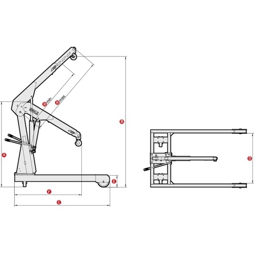 CRM30 | GRUA HIDRAULICA MEGA 3000KG