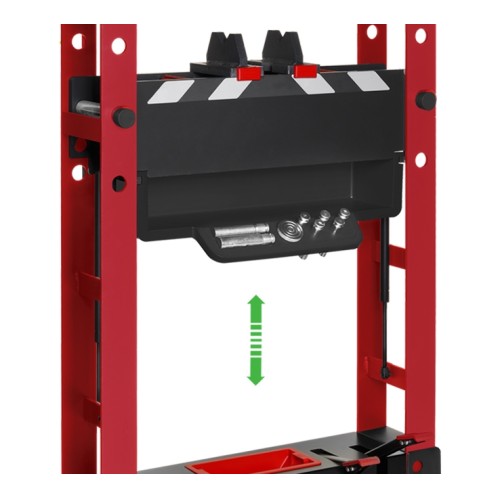 PRP50 | PRENSA PREMIUM MANUAL Y PEDAL CILINDRO MOVIL MEGA 50 TONELADAS