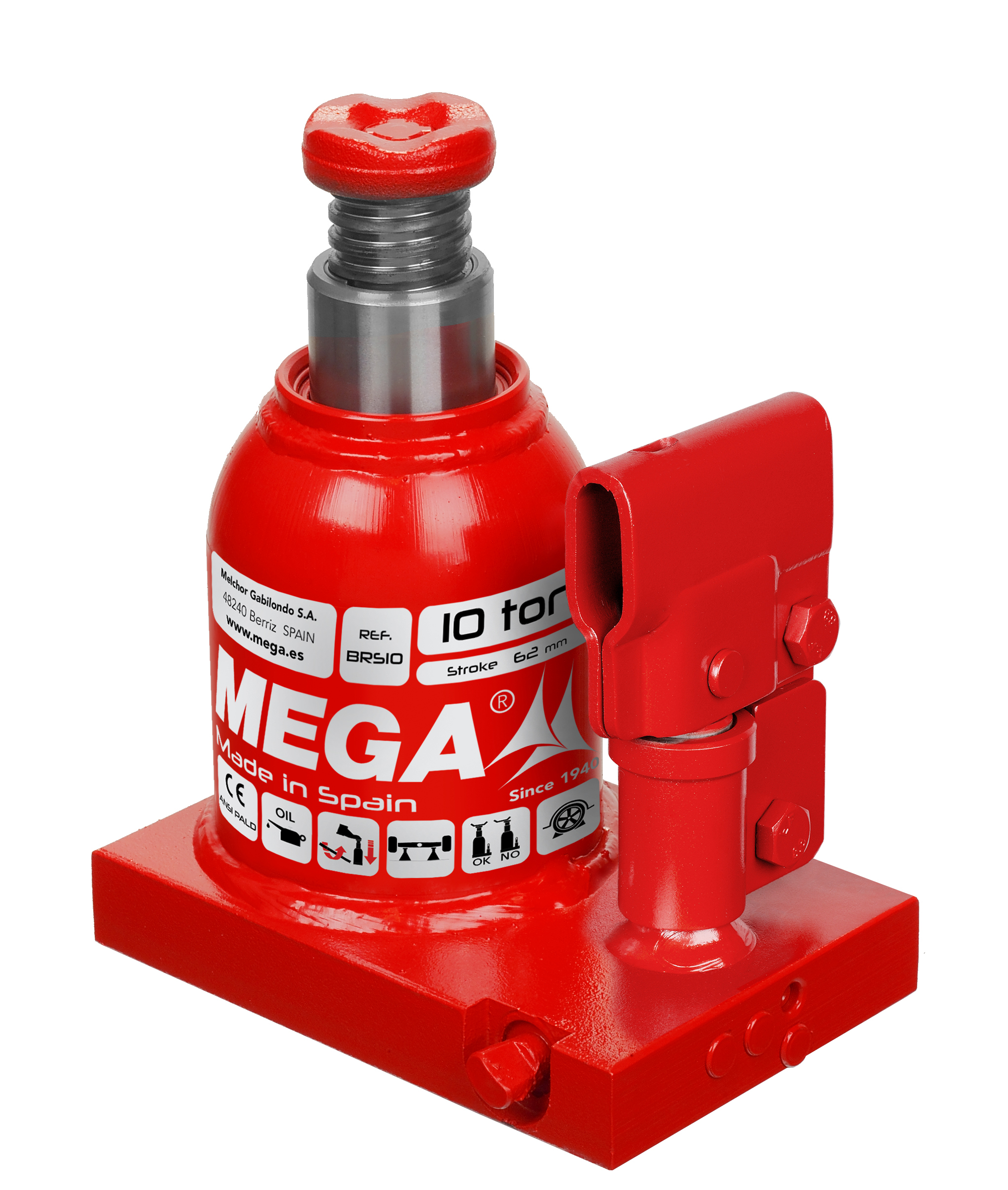 BRS10 | GATO BOTELLA MEGA 10T PERFIL BAJO