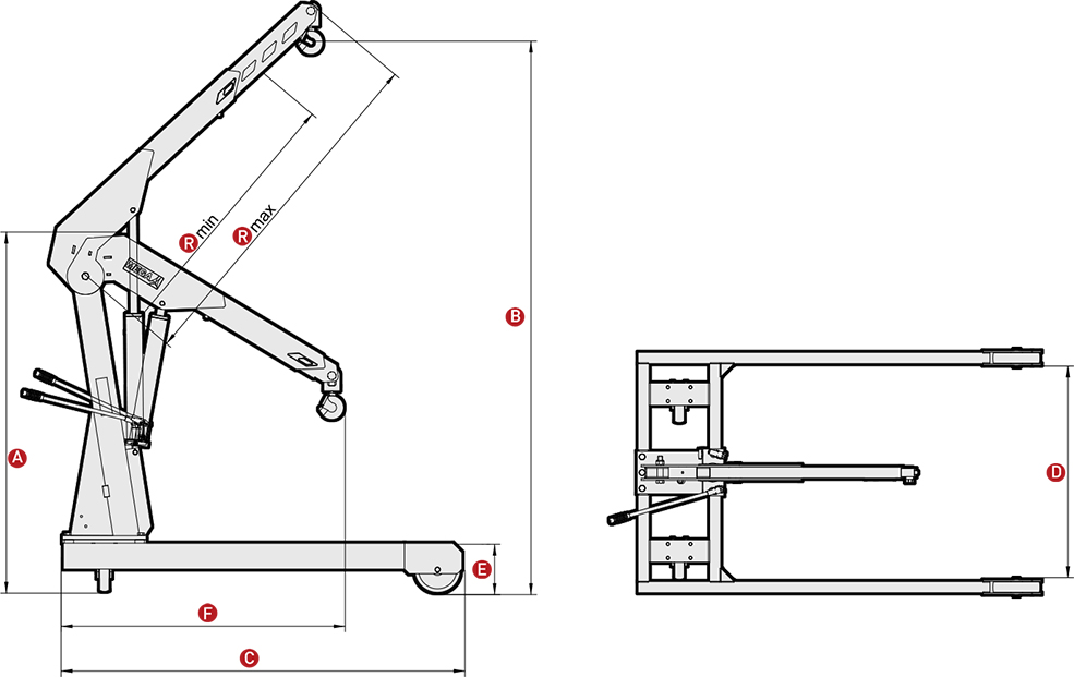 CRM30 | GRUA HIDRAULICA MEGA 3000KG