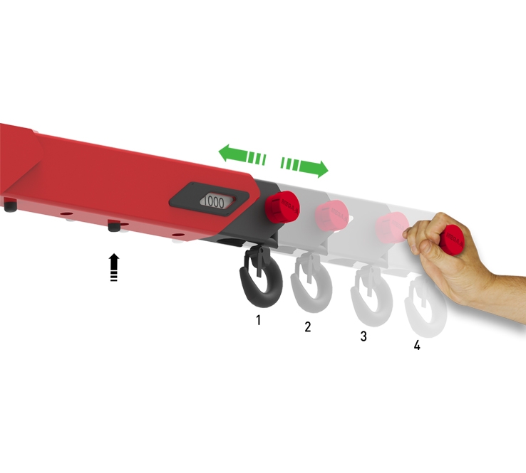 CRP10 | GRUA HIDRAULICA MEGA PLEGABLE P 1000KG