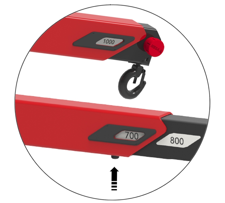 CRV10 | GRUA HIDRAULICA MEGA PLEGABLE V 1000KG