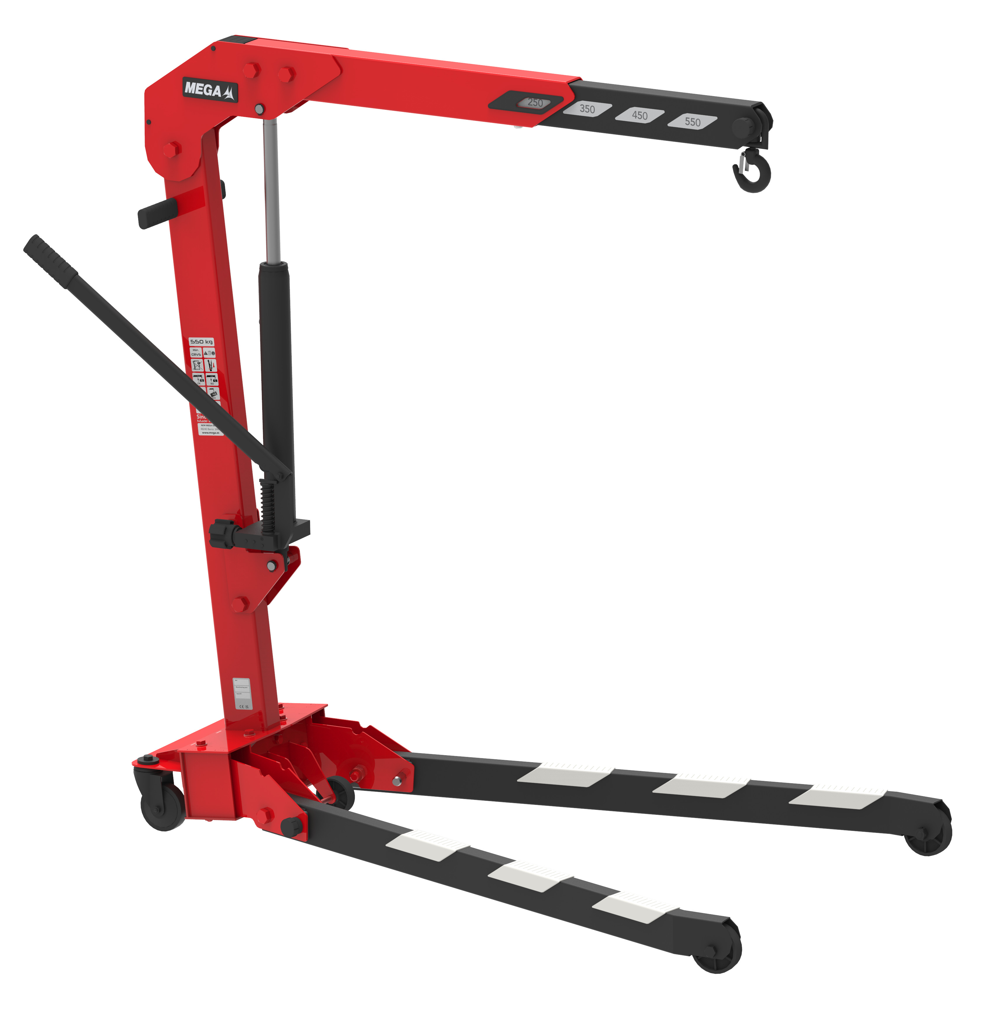 CRV5 | GRUA HIDRAULICA MEGA PLEGABLE V 550KG