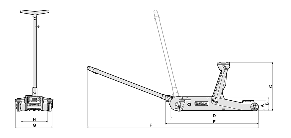 GT4 | GATO DE CARRETILLA MEGA 4T