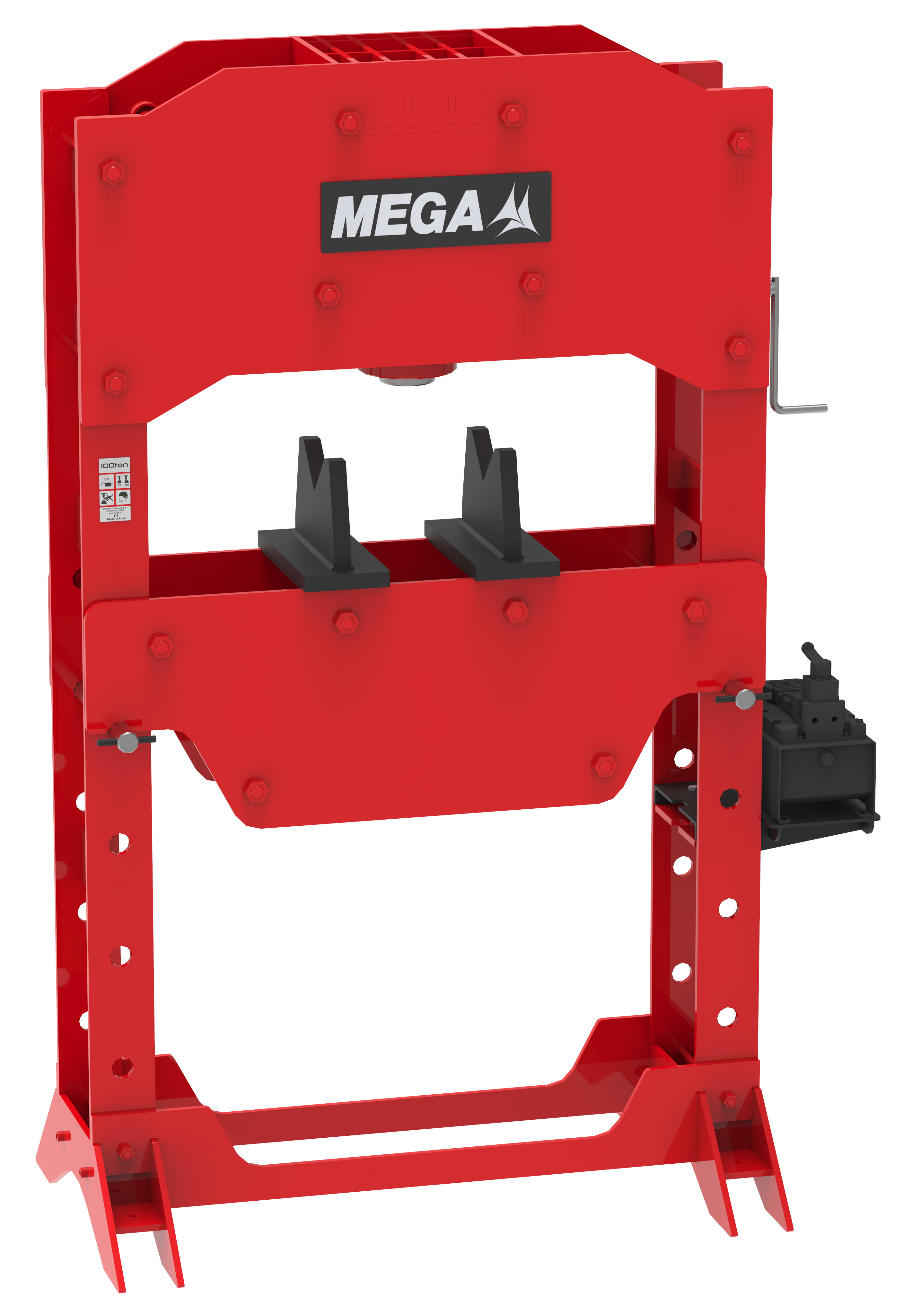 K100N | PRENSA HIDRAULICA NEUMATICA MEGA 100 TOLELADAS