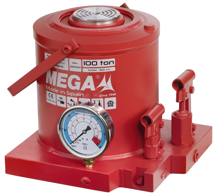 MGD-100 | GATO HIDROAULICO MEGA DOBLE BOMBA 100T