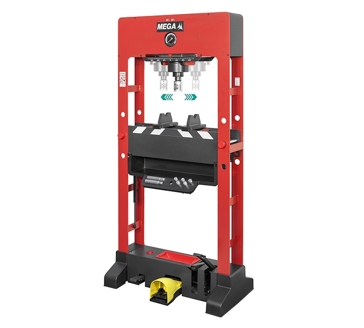 PRP50 | PRENSA PREMIUM MANUAL Y PEDAL CILINDRO MOVIL MEGA 50 TONELADAS