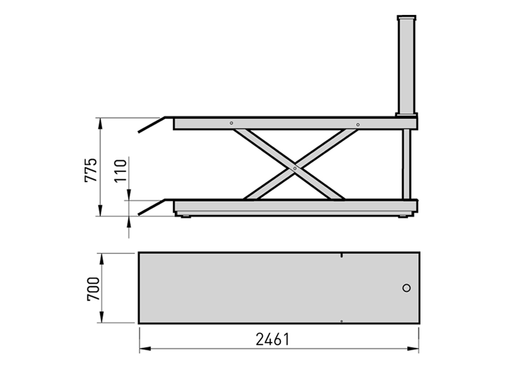 PTM-2 | PLATAFORMA NEUMATICA MEGA MOTOS