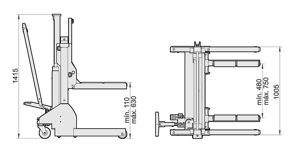 SCR700 | GATO SACARRUEDAS MEGA 700KG