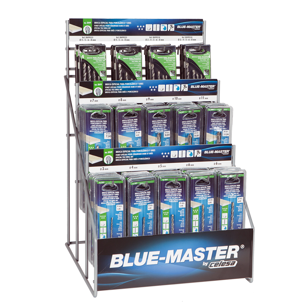 1-18 | EXPOSITOR BLUE-MASTER  REF.1-18 (BROCAS REF.BW9 + ESTUCHES