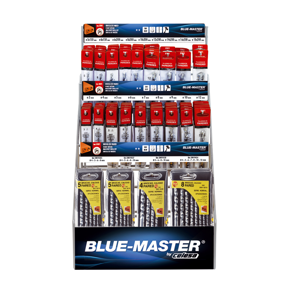 1-2 | EXPOSITOR BLUE-MASTER  REF.1-2 (BROCAS BW1 S/C-S/L+ESTU.)