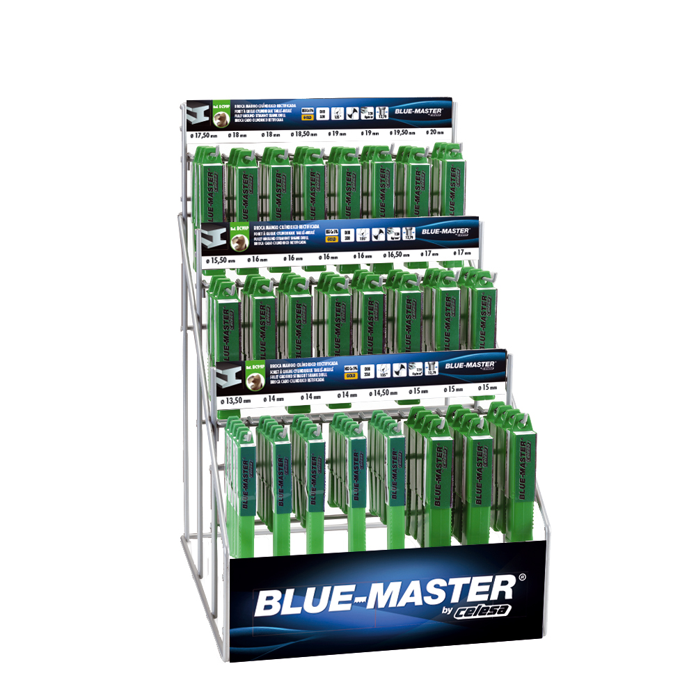 1-6 | EXPOSITOR BLUE-MASTER BROCAS REF.1-6 (BROCAS M/REDUCCION HSS-Co)