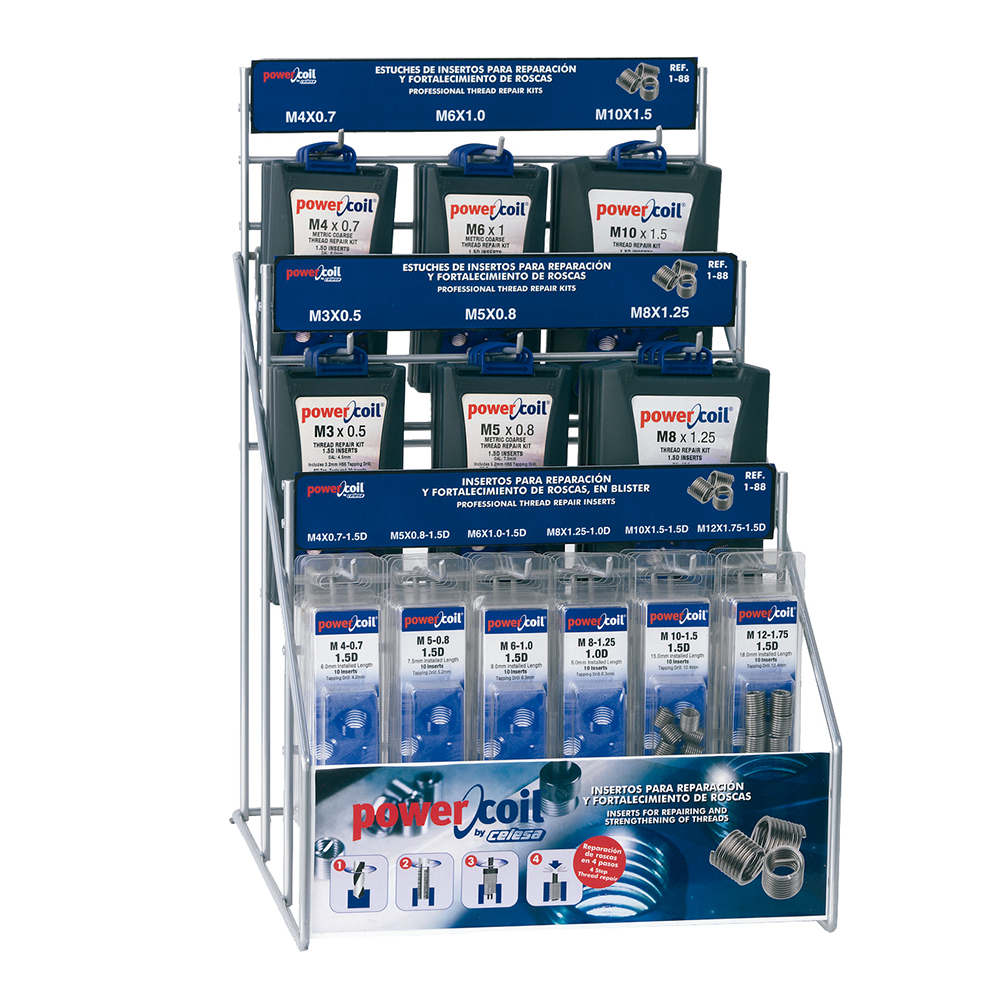 1-87 | EXPOSITOR BLUE-MASTER REF. 1-87 (ESTUCHES INSERTOS)