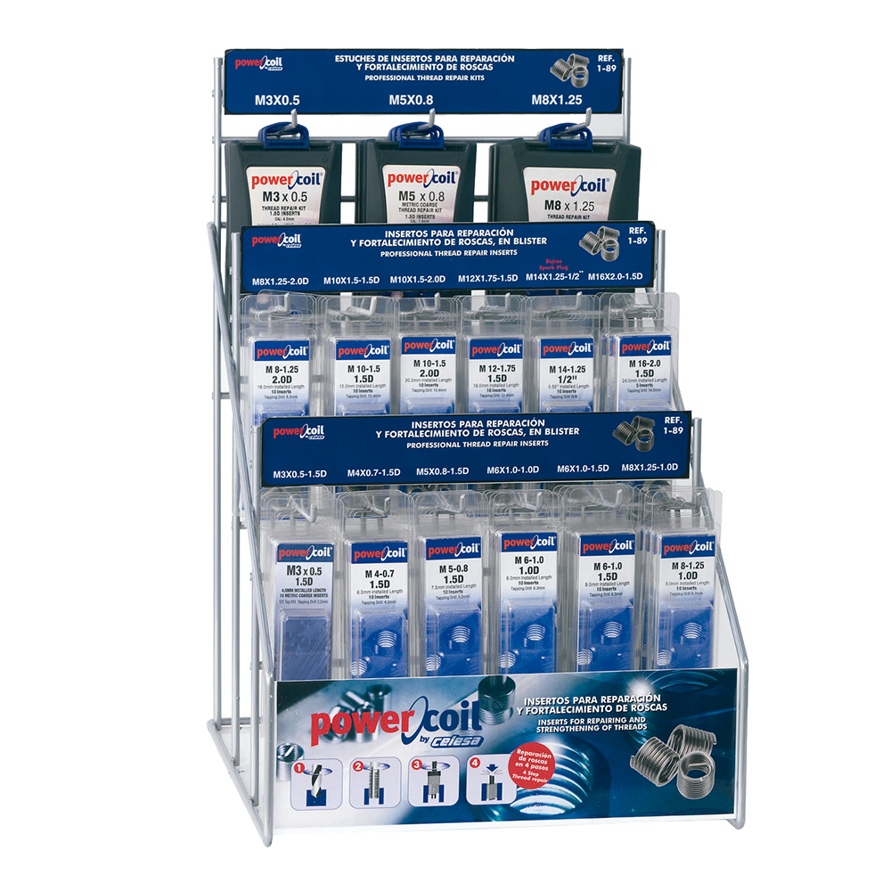 1-89 | EXPOSITOR BLUE-MASTER REF. 1-89 (ESTUCHES+BLIST. INSERTOS)