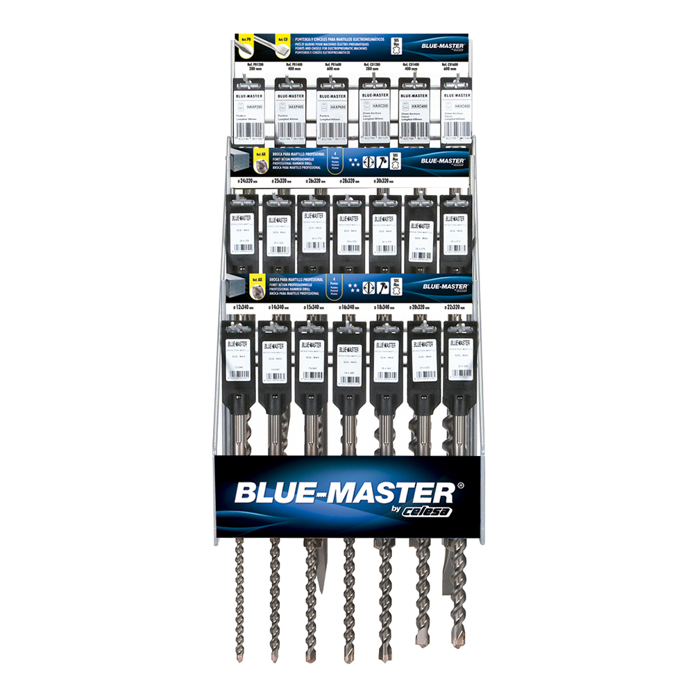 2-23 | EXPOSITOR BLUE-MASTER  REF.2-23 (PUNT-CINC-BROCA SDS MAX)