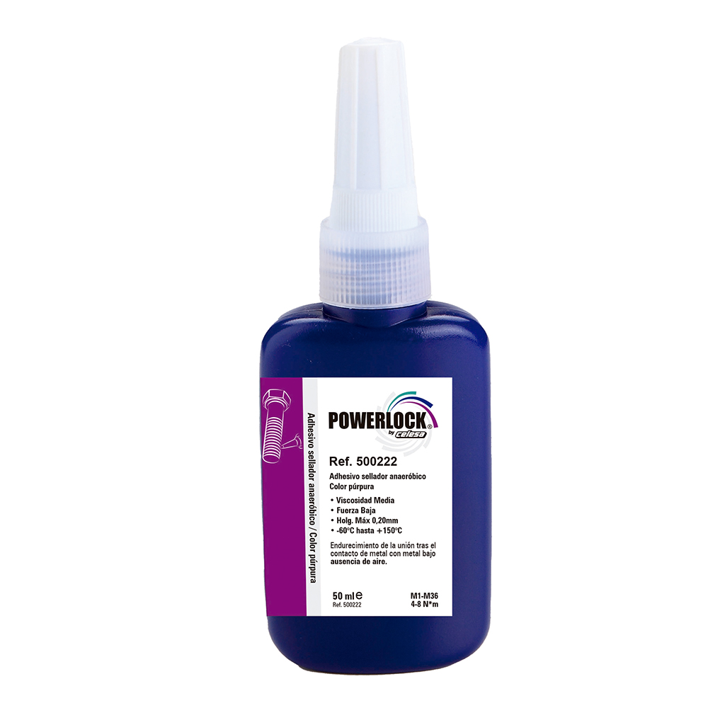 500222 | FIJADOR BLUE-MASTER PARA ROSCAS FUERZA BAJA 50ml