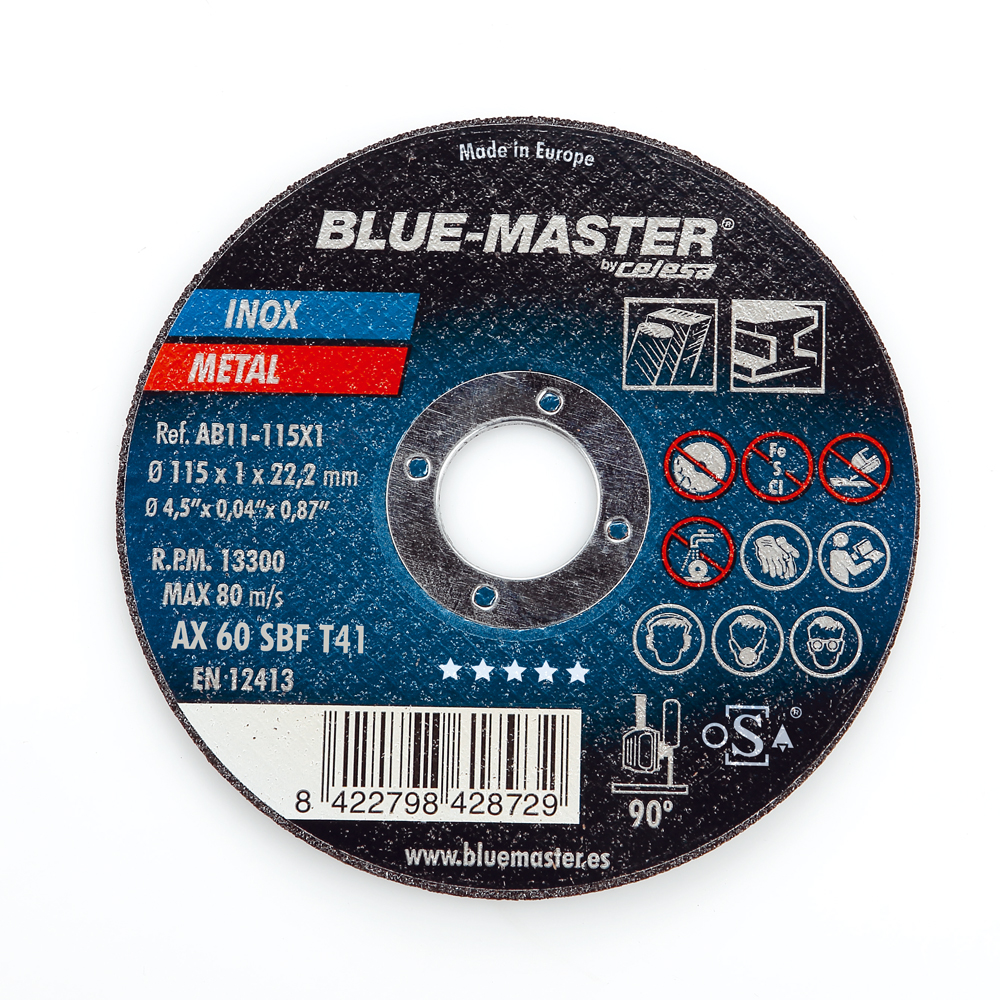 AB11 | DISCO BLUE-MASTER ABRASIVO INOX Y METAL