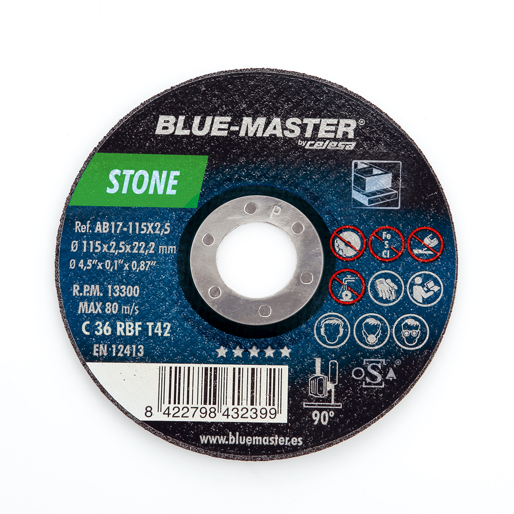 AB17 | DISCO BLUE-MASTER ABRASIVO CONCAVO STONE