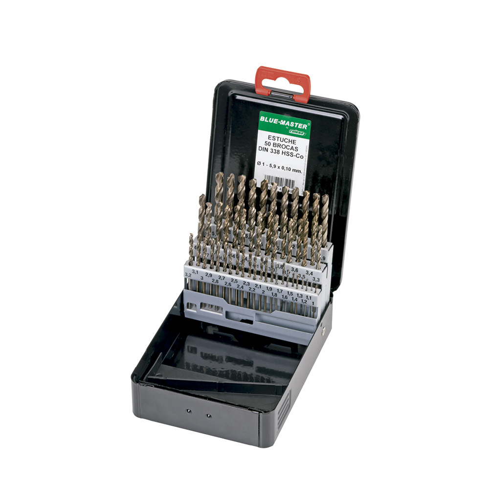 ADC82 | ESTUCHE BLUE-MASTER METALICO BROCA HSS-Co 8% Ø 1-13X0,25