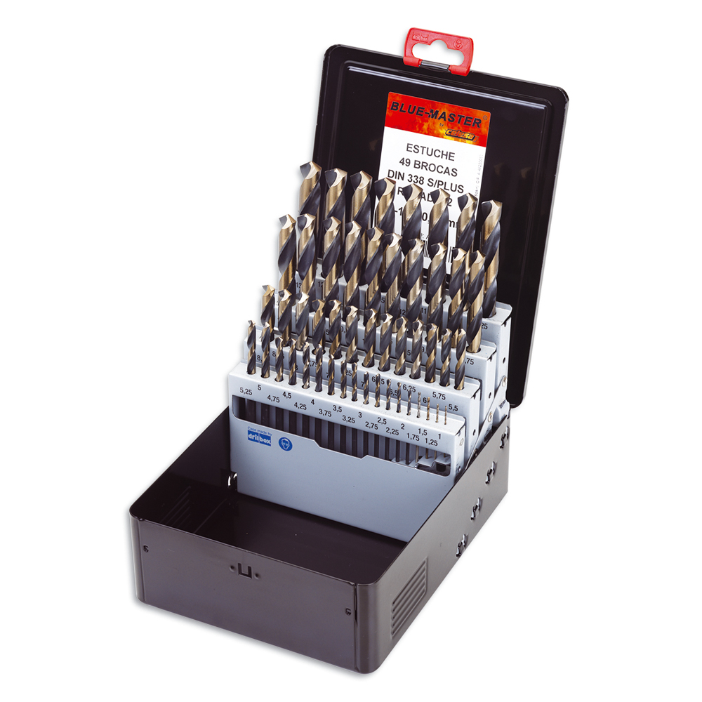 ADP02 | ESTUCHE BLUE-MASTER METALICO BROCA S/PLUS Ø 1-13X0,25 M