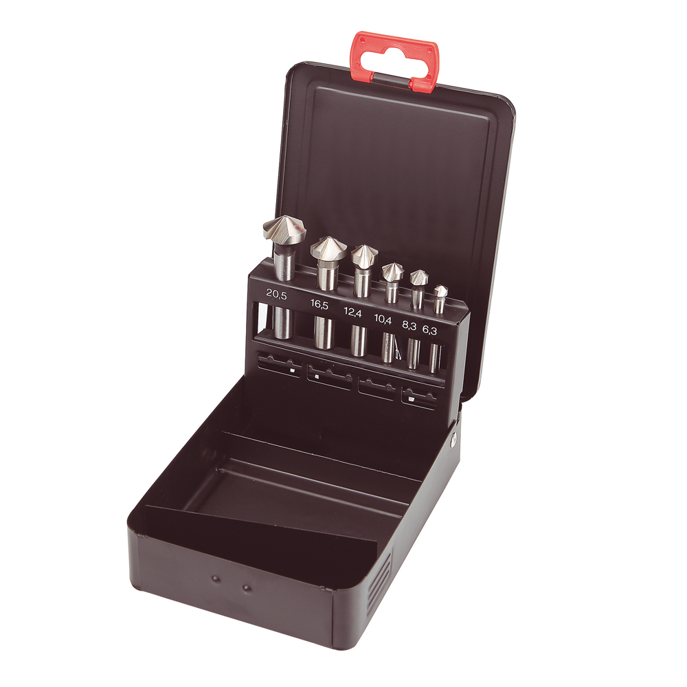 AV10CM1 | JUEGO BLUE-MASTER AVELLANADOR 120º HSS Ø 6,30-20,50 MM