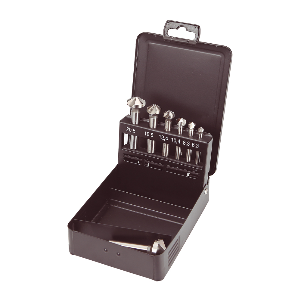 AV10CM6 | JUEGO BLUE-MASTER AVELLANADOR 120º HSS Ø 6,3-25 MM