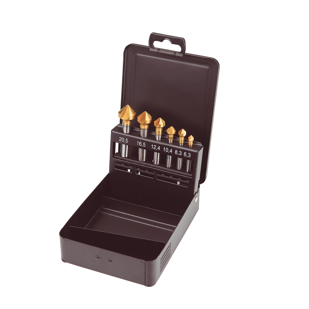 AV16CM2 | JUEGO BLUE-MASTER AVELLANADOR DIN 335 C 6,30-20,50 MM TIN