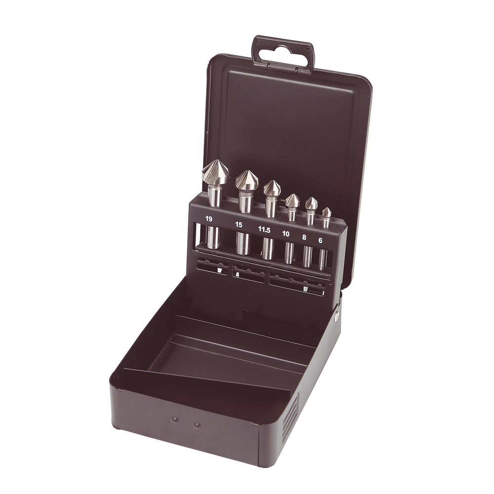 AV6CM1 | JUEGO BLUE-MASTER AVELLANADOR DIN 335 C 6-19MM CM1