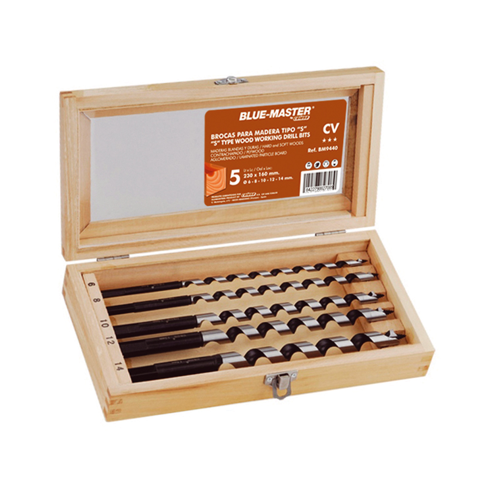 BM9542 | ESTUCHE BLUE-MASTER BROCA PARA MADERA TIPO IRWING REF. BM9542