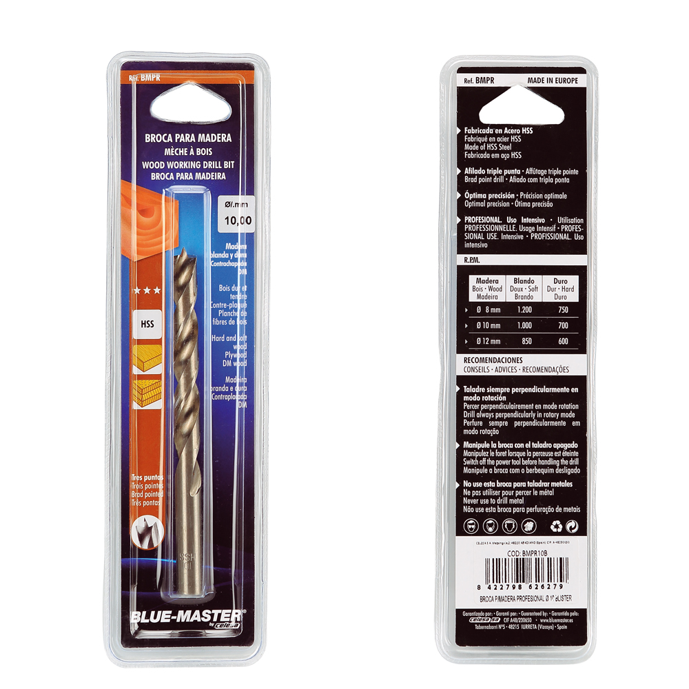 BMPRB | BROCA BLUE-MASTER PARA MADERA PROFESIONAL