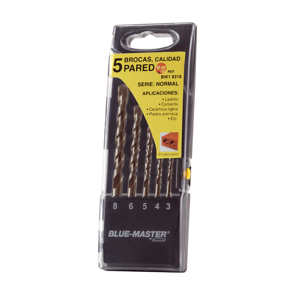 BW19318 | ESTUCHE BLUE-MASTER  BROCA PARED DE 3-8 MM REF.BW19318