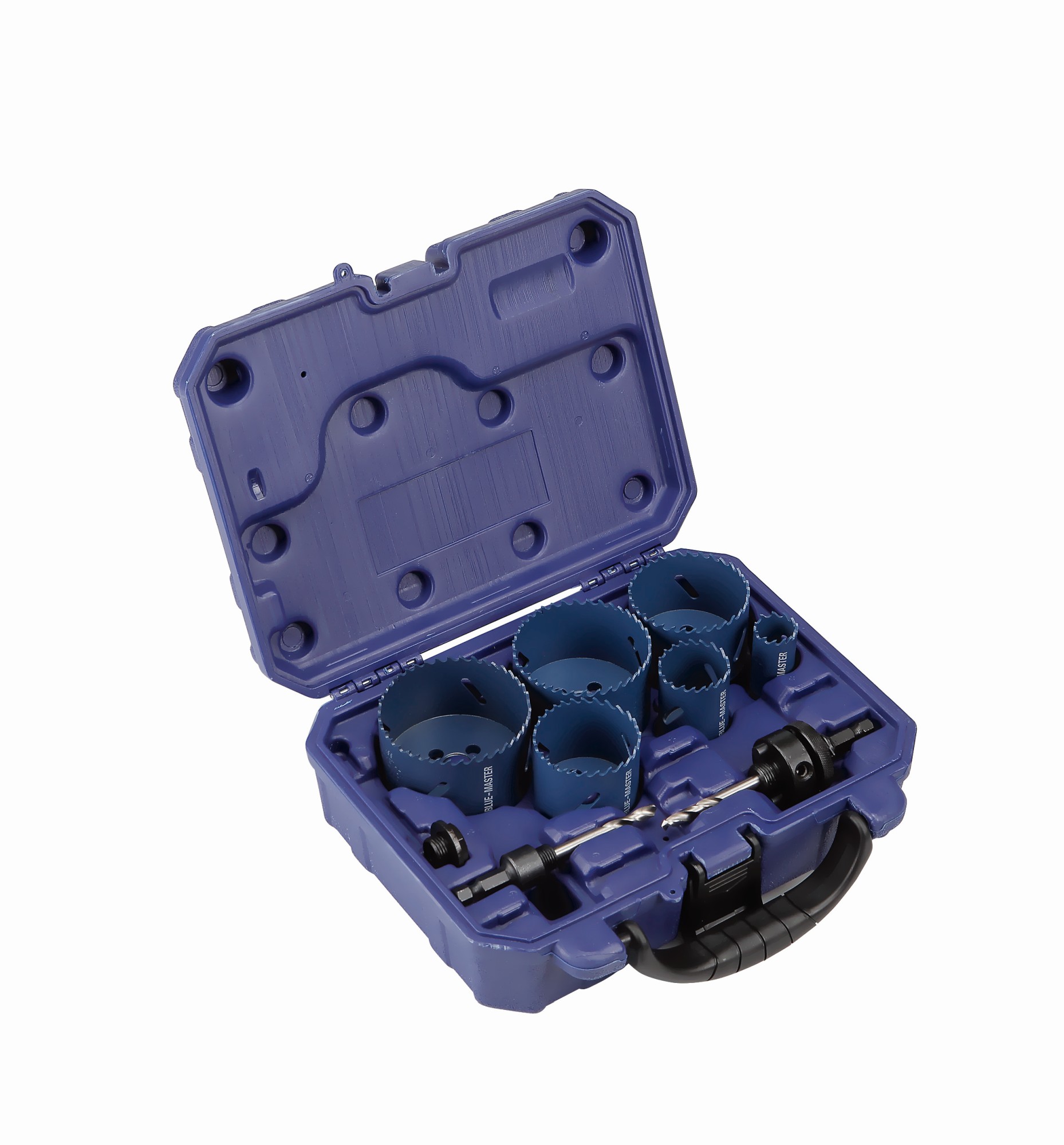 CB9574 | JUEGO BLUE-MASTER CORONAS CB HSS 9PCS 22-73MM