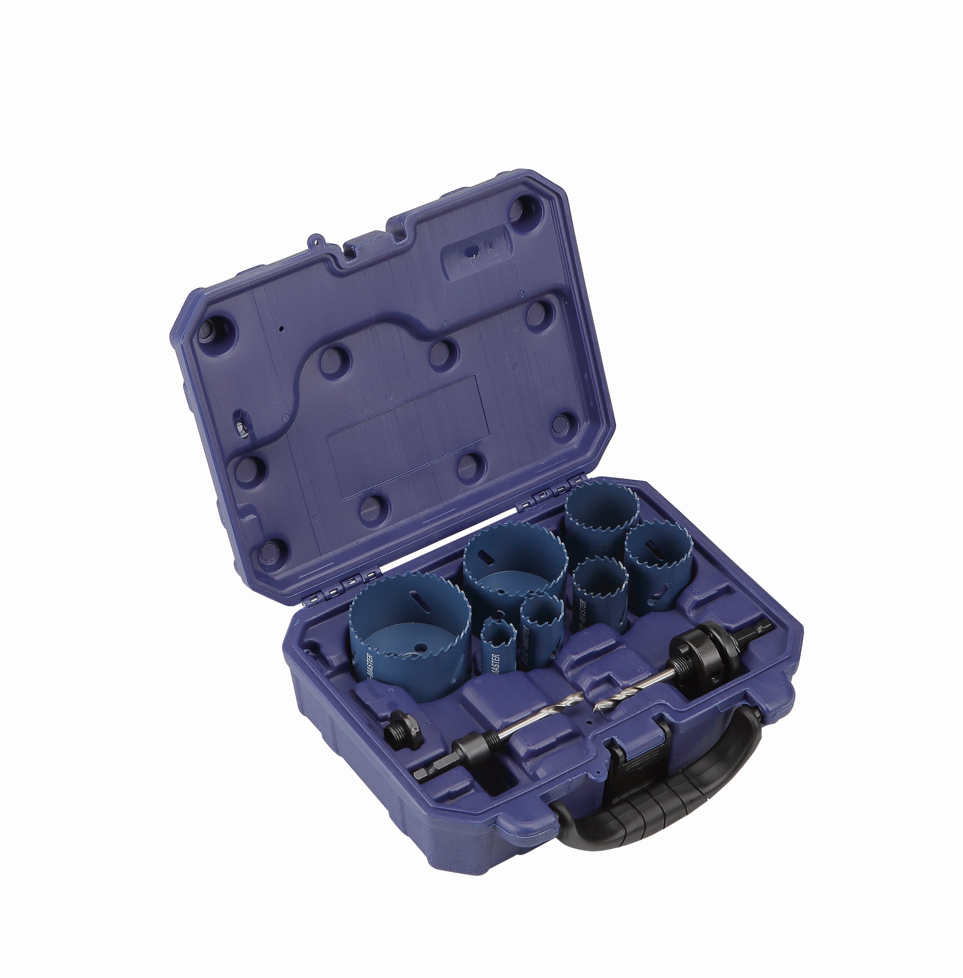 CB9575 | JUEGO BLUE-MASTER CORONAS CB HSS 10PCS 19-68MM