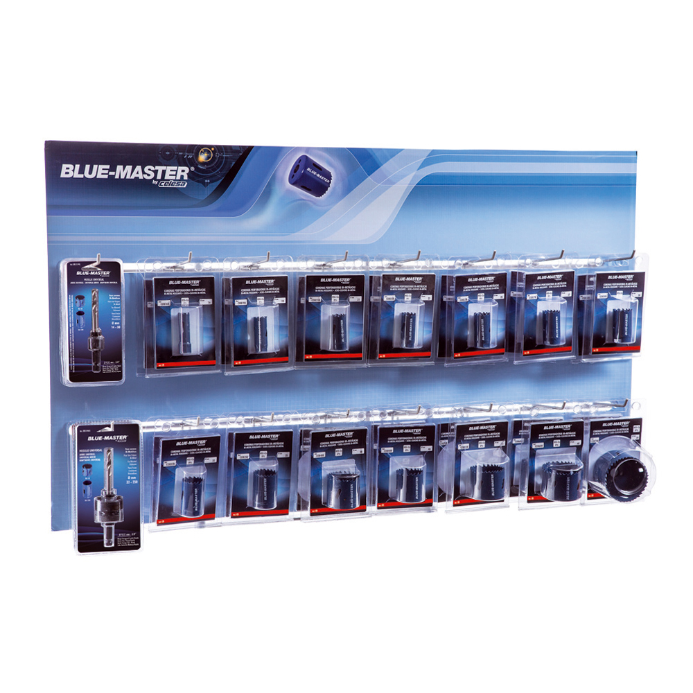 CBEXP1 | EXPOSITOR BLUE-MASTER CORONAS EN CAJA