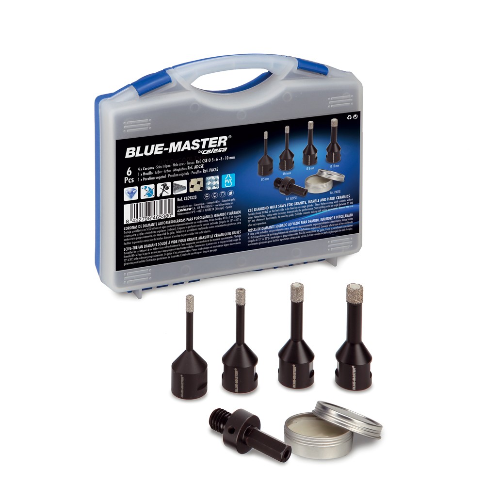 CSE9328 | JUEGO BLUE-MASTER CORONAS CSE 4 PCS + HUSILLO