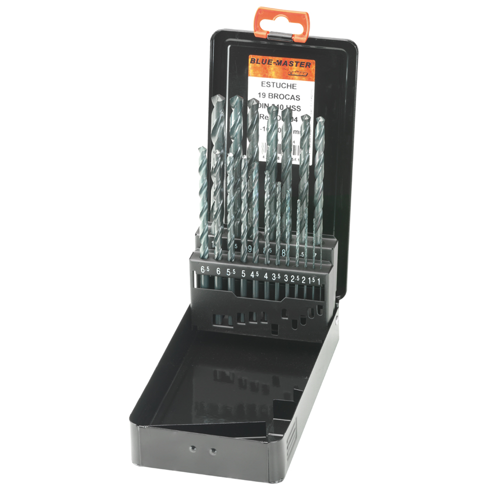 D0004 | ESTUCHE BLUE-MASTER METALICO BROCA DIN 340 HSS Ø1-10 x 0,50