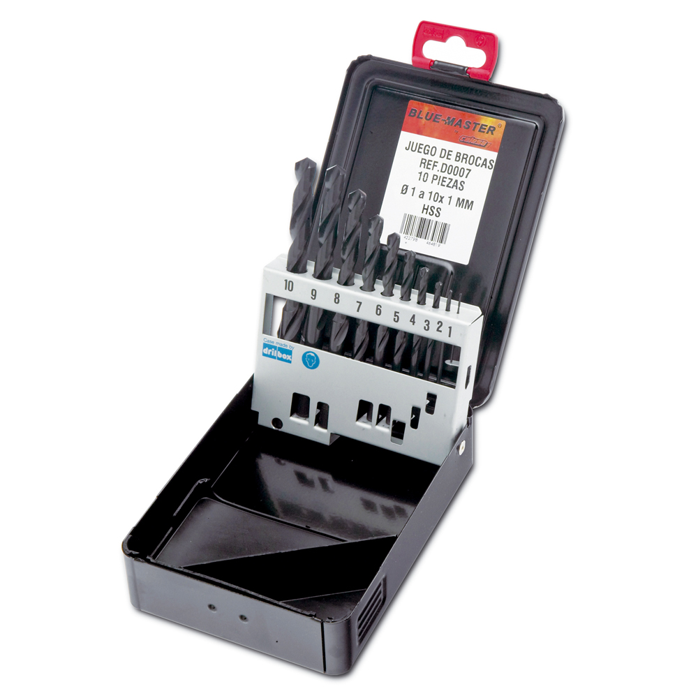 D0007 | ESTUCHE BLUE-MASTER METALICO BROCA Ø 1-10 X1