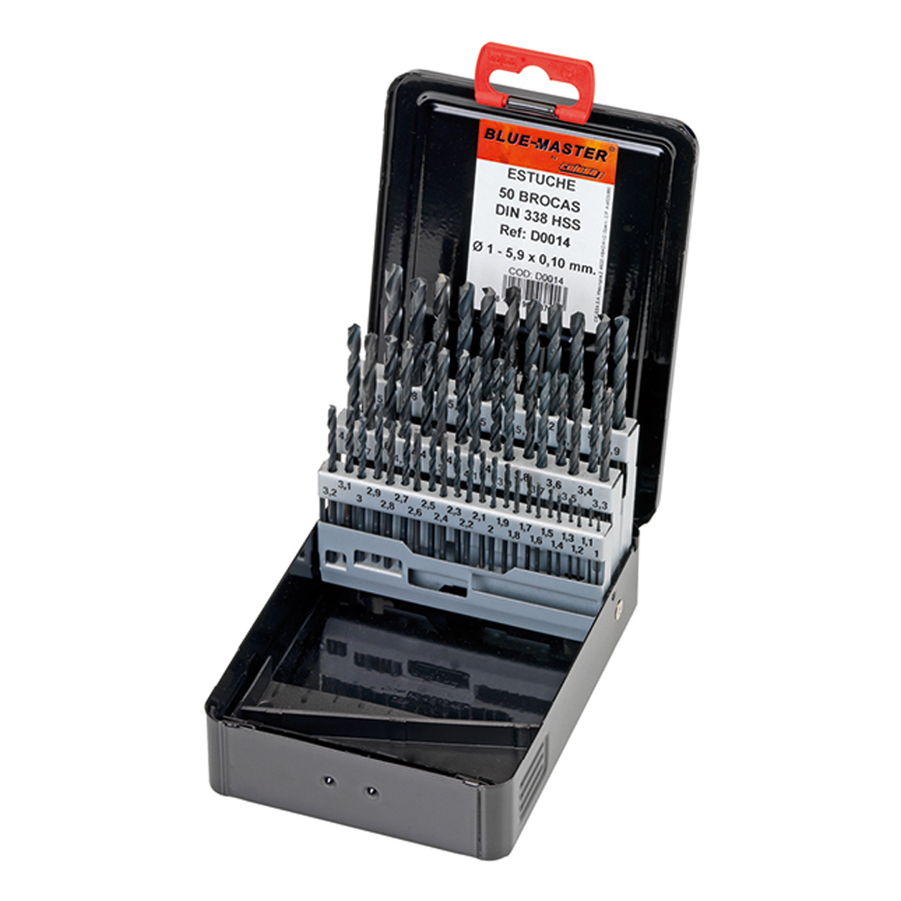 D0014 | ESTUCHE BLUE-MASTER METALICO BROCA Ø1-5,90X0,10 MM