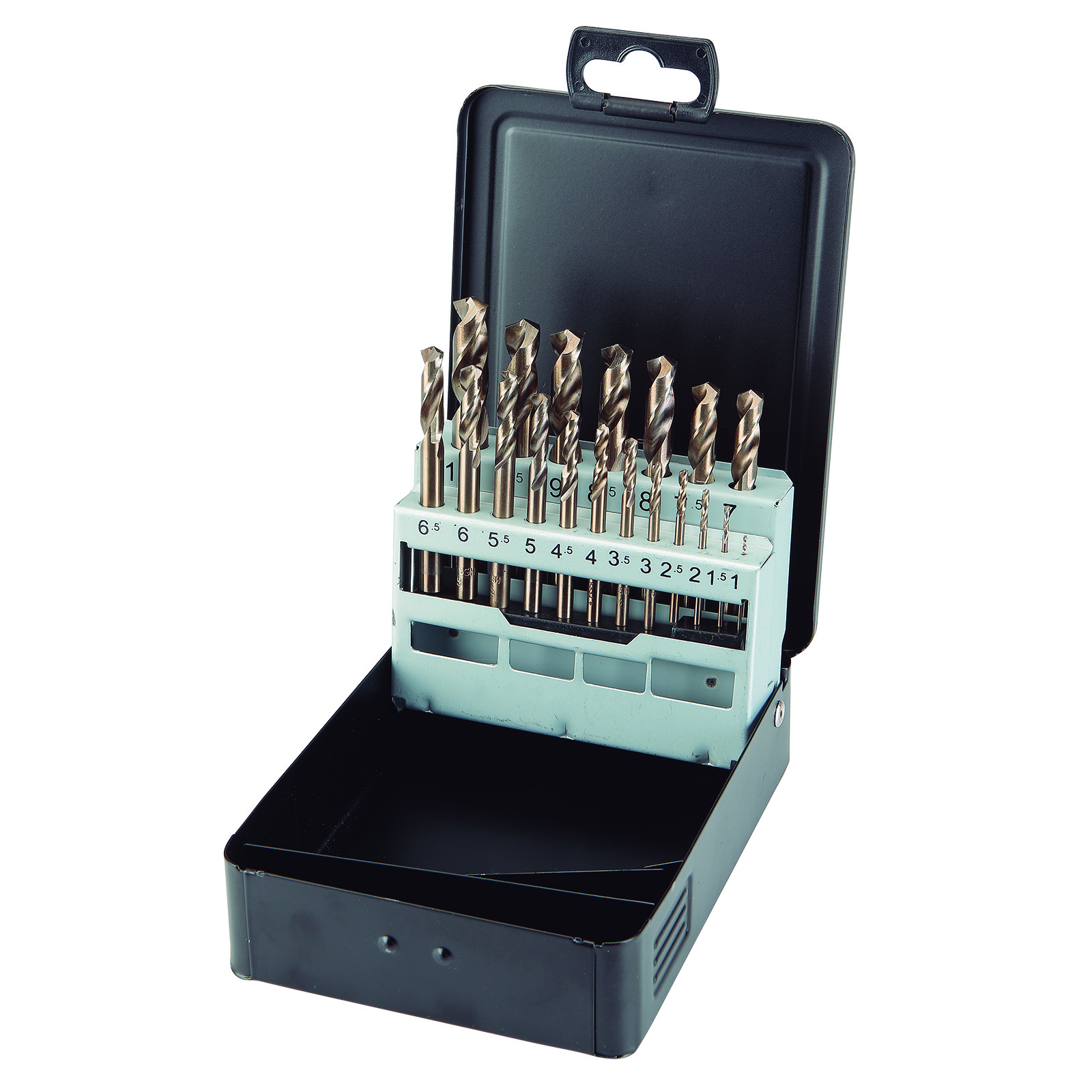 D3110 | ESTUCHE BLUE-MASTER METALICO BROCA HSS-Co. EXTRACORTA Ø 1-10X0,50