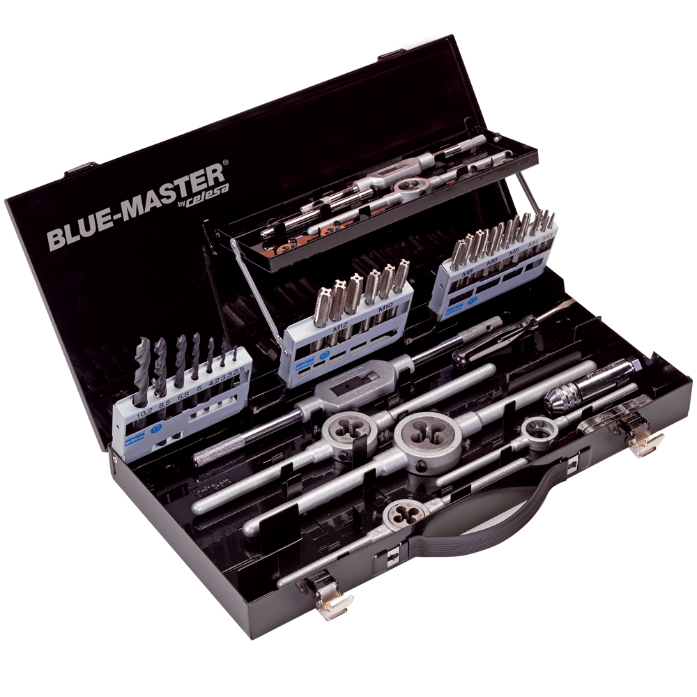 D621-2 | ESTUCHE BLUE-MASTER MACHOS Y COJINETES D621-2ª M3-M12