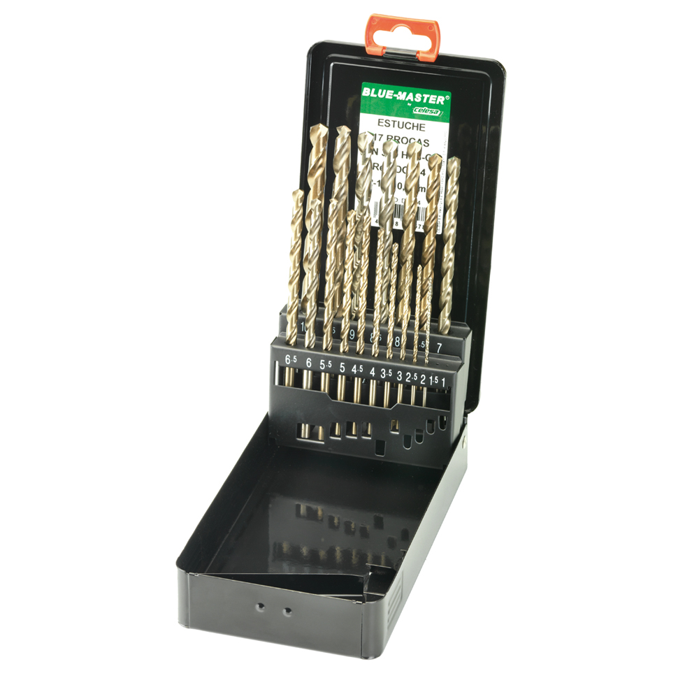 DC004 | ESTUCHE BLUE-MASTER METALICO BROCA DIN 340 HSS-Co Ø2-10x0,50