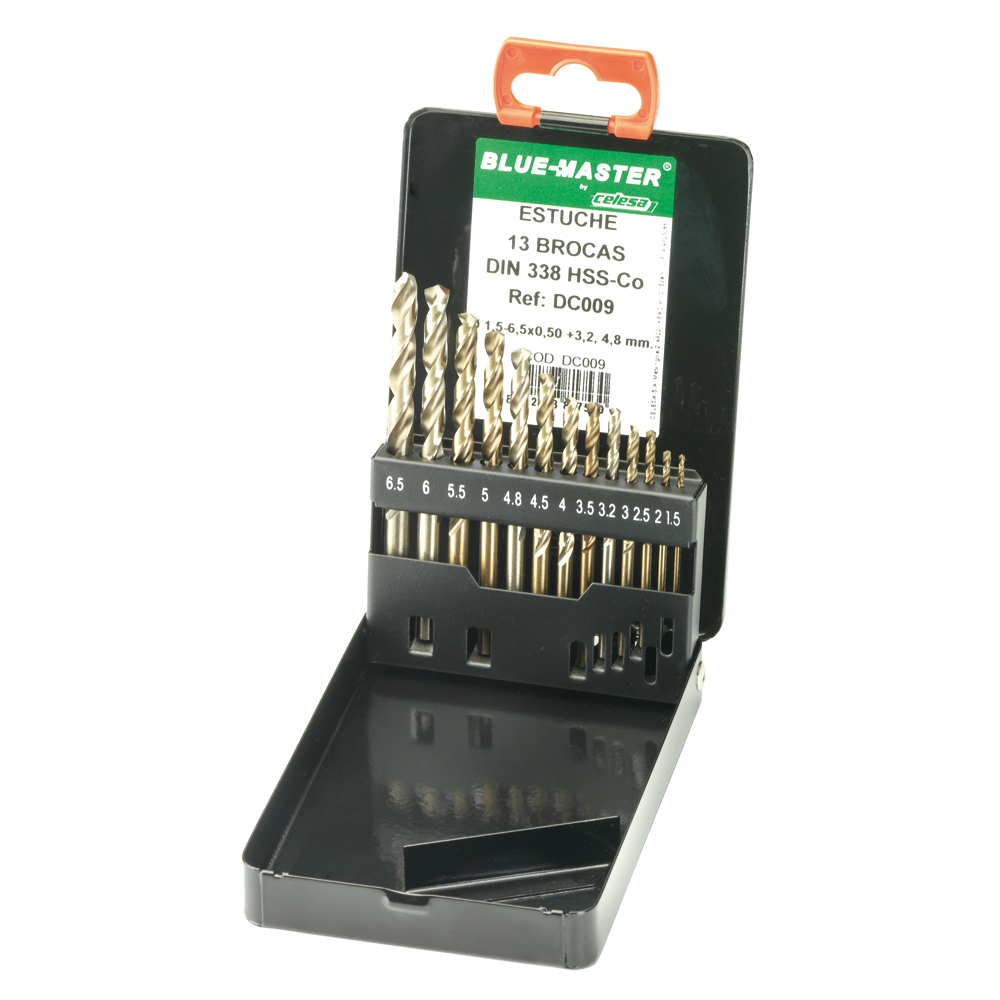 DC008 | ESTUCHE BLUE-MASTER METALICO BROCA DIN 338 HSS-Co 1-7X0,5