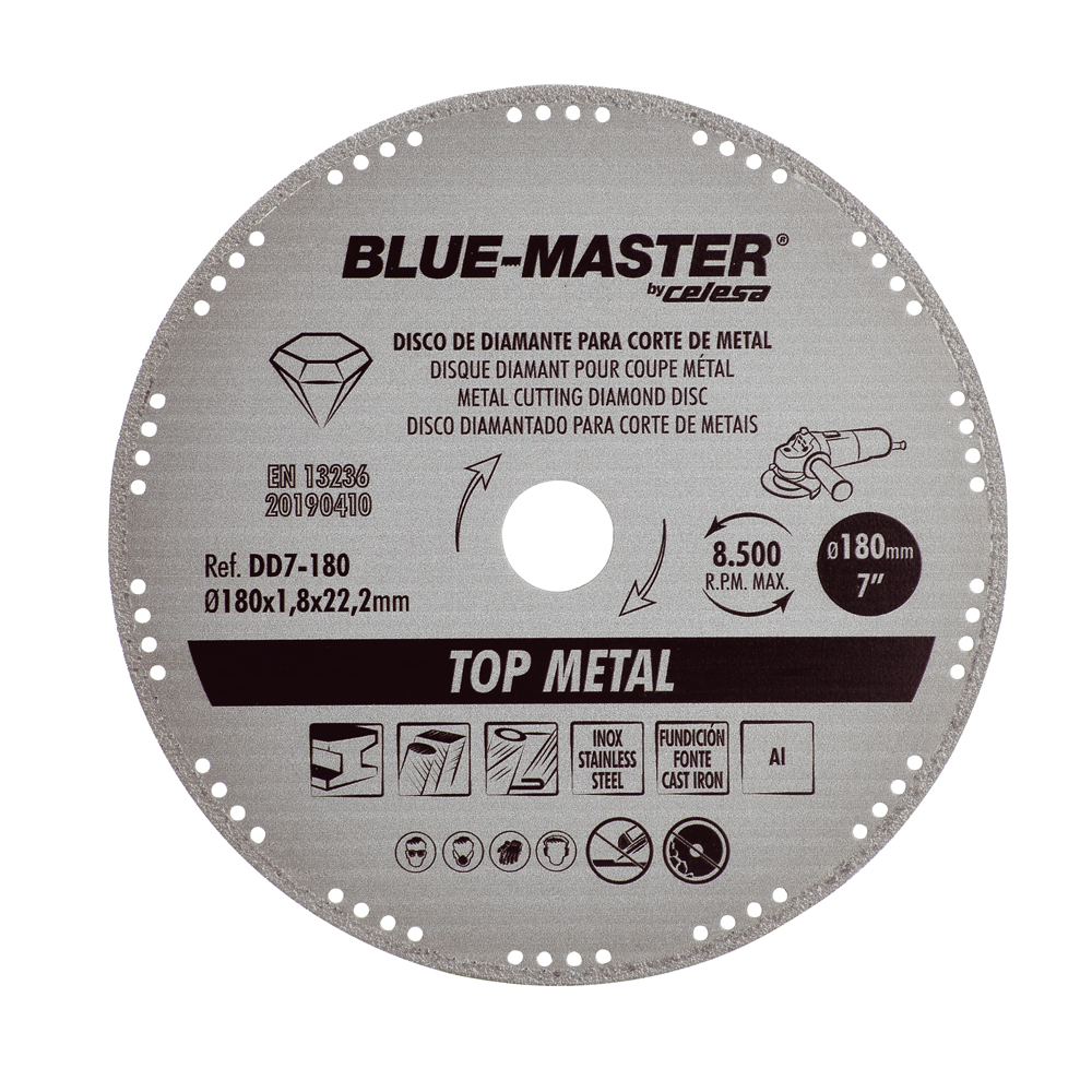 DD7 | DISCO BLUE-MASTER DIAMANTE TOP METAL