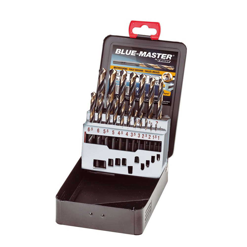 DP010 | ESTUCHE BLUE-MASTER METALICO BROCA S/PLUS Ø 1-10X0,50 MM