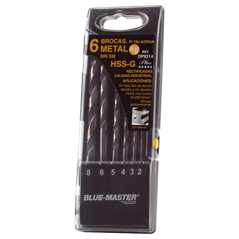 DP9314 | ESTUCHE BLUE-MASTER BROCA HSSG RECTIFICADA Ø2-8 MMREF.DP9314