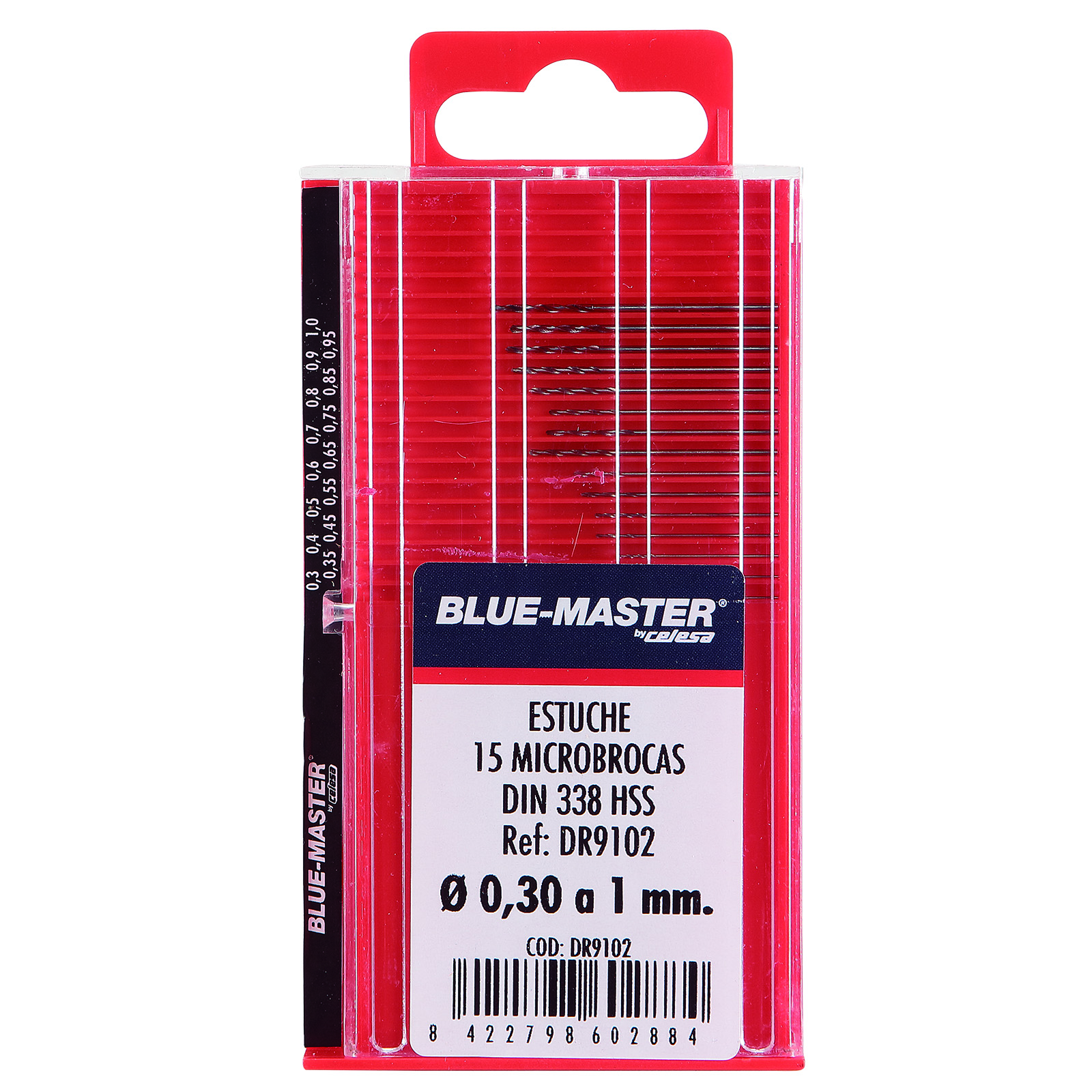 DR9102 | JUEGO 15 BLUE-MASTER MINIBROCA RECTIFICADA HSS REF. DR9102