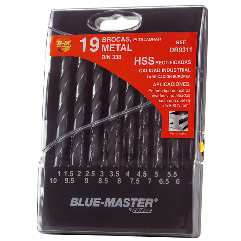 DR9311 | ESTUCHE BLUE-MASTER BROCA RECTIFICADA1-10X0,50 MM DR9311