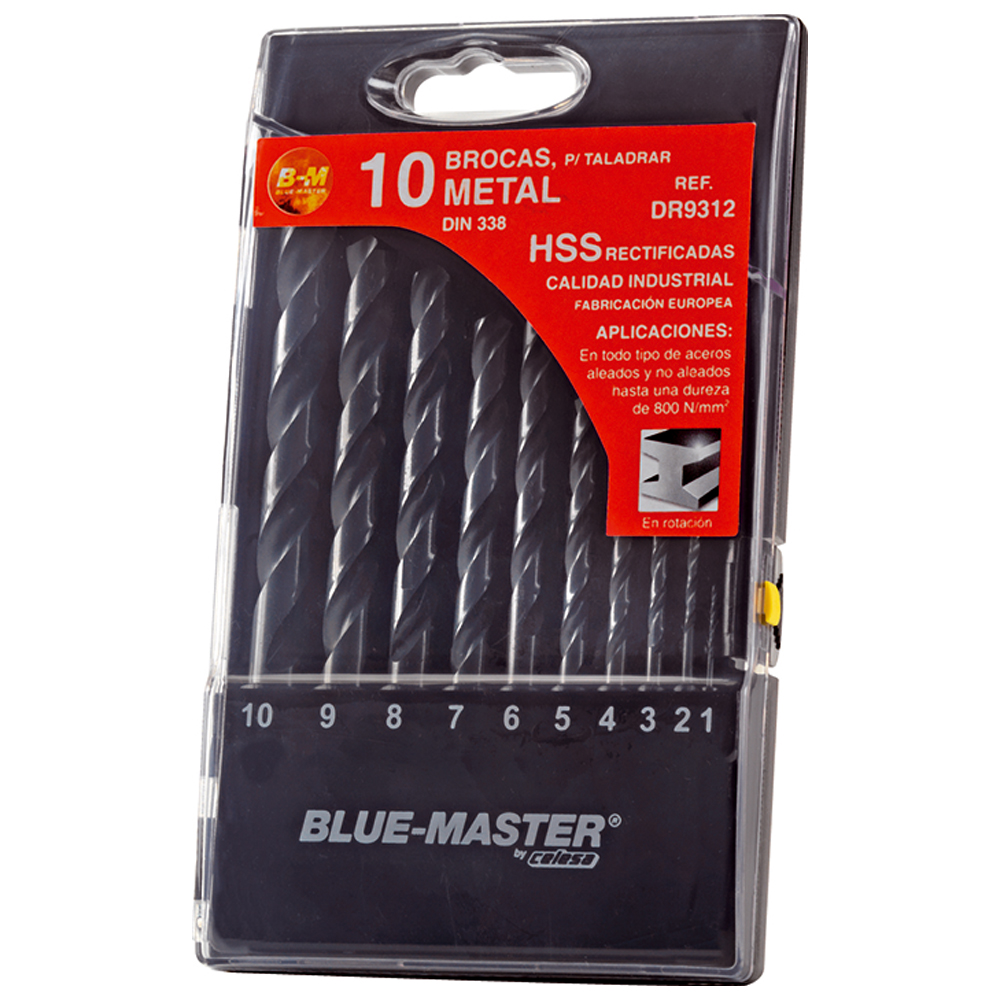 DR9312 | ESTUCHE BLUE-MASTER BROCA RECTIFICADA 1-10X1 MM REF. DR9312