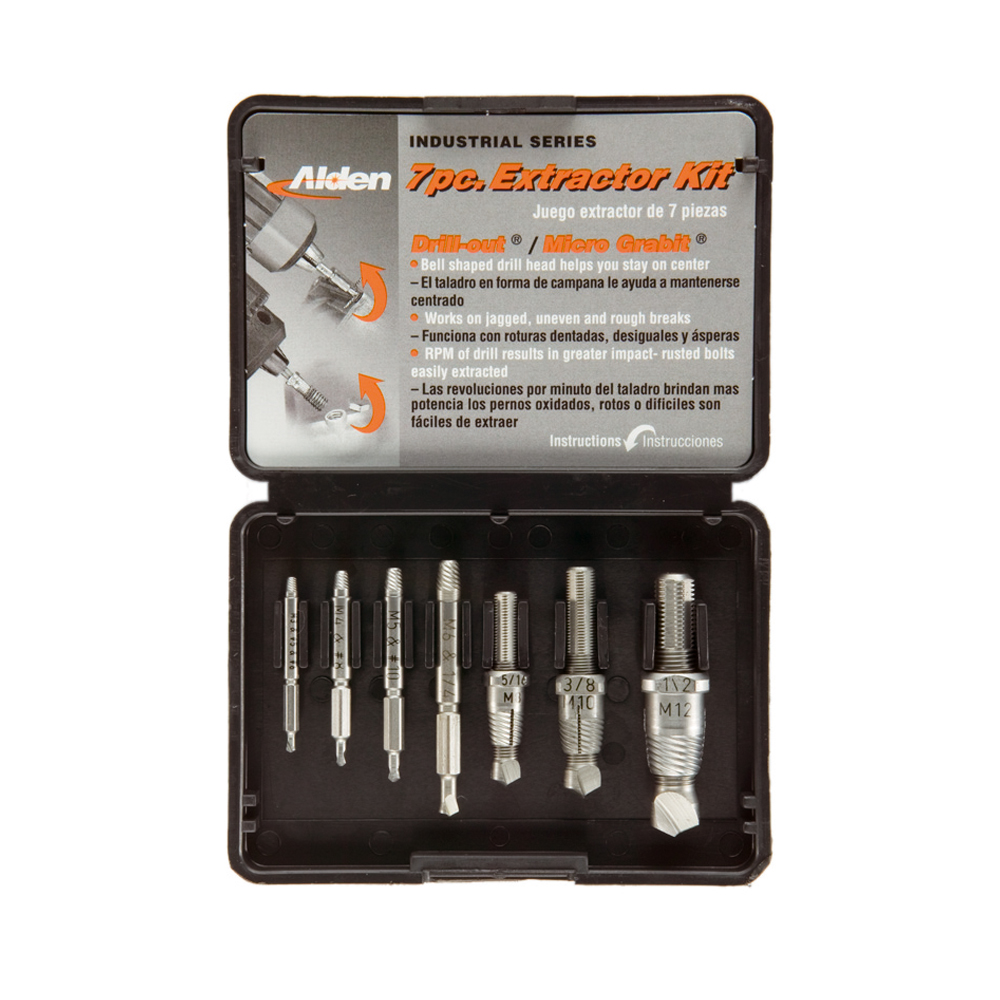 EP701C | JUEGO 7 EXTRACTORES BLUE-MASTER TORNILLOS 3 A 12 MM